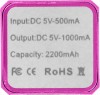 12349208f Aluminiowy akumulator powerbank Volt 2200mAh