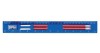 20070a Linijka 30 cm z ołówkami, gumką i temperówką