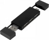 12425190f podwójny koncentrator USB 2.0, czarny